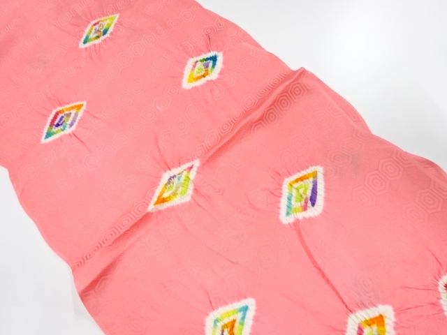  未使用品　正絹　絞り　帯揚げ